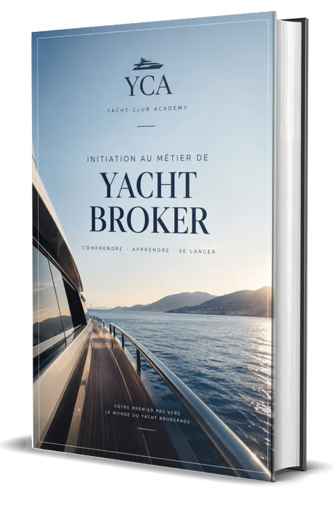Couverture de l'ebook Initiation au métier de Yacht Broker, Yacht Club Academy